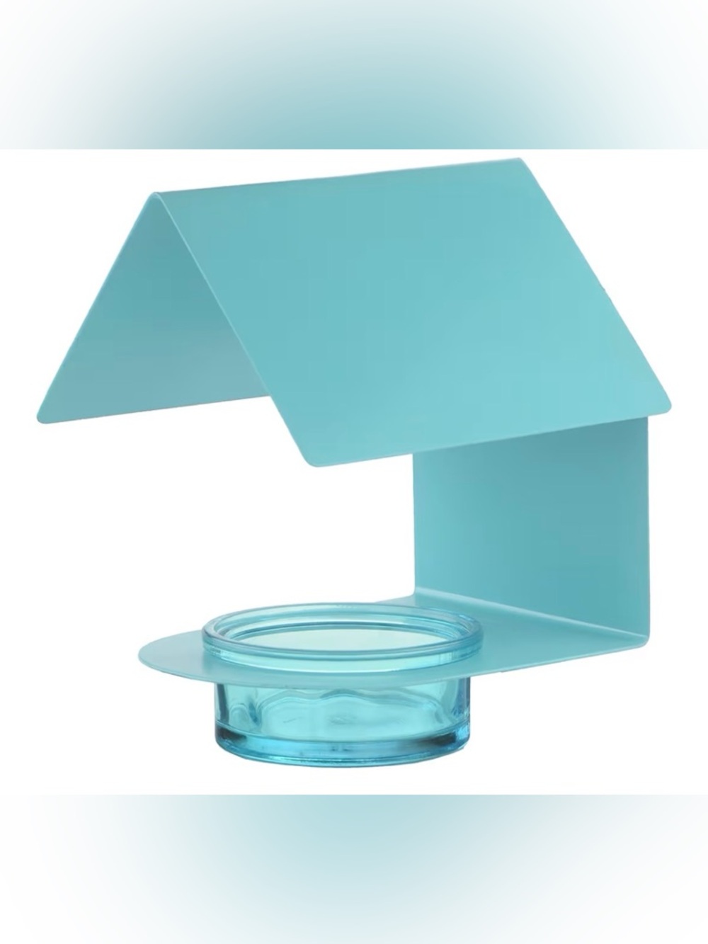 Cottage Bird Feeder in Aqua